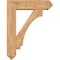 Ekena Millwork Imperial Arts and Crafts Smooth Bracket w/ Offset Brace, Western Red Cedar, 7 1/2"W x 28"D x 36"H BKT0806X28X36IMP03SWR - alternate 2